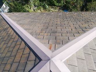 スレート屋根の調査