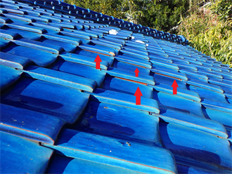 瓦の浮き調査