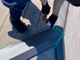 棟板金交換完了