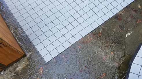 沼津市屋上防水シート敷設