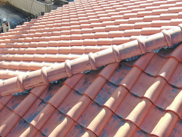 施工前の隅棟２