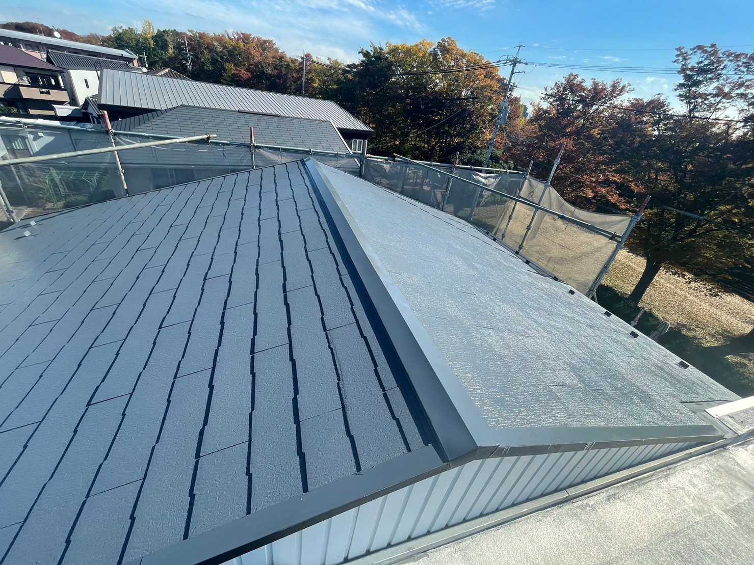 春日井市のカラーベストの屋根塗装