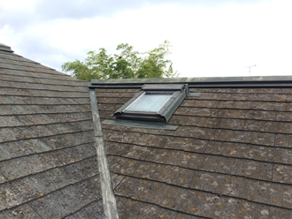 雨漏り発生のトップライト