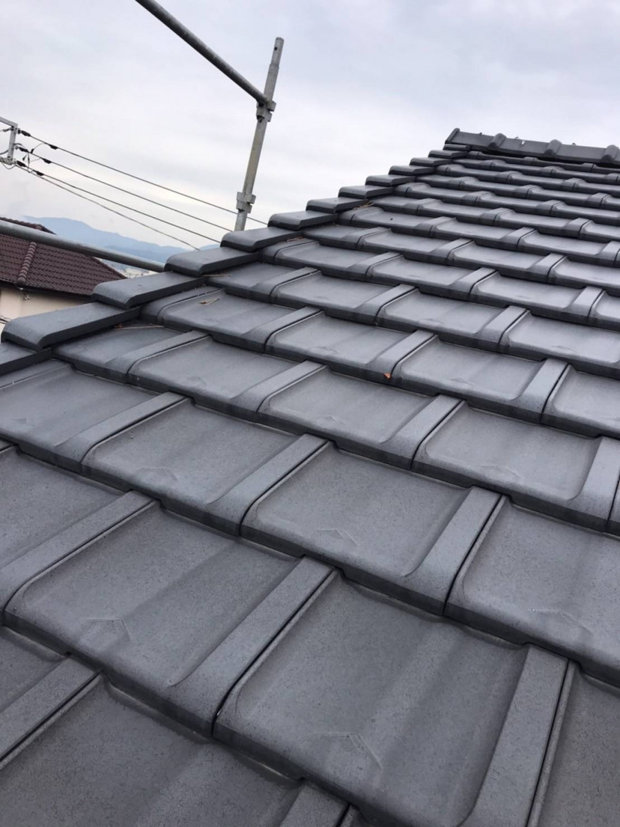葺き直し完了
