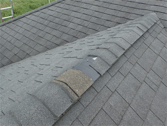 シングル材の捲れ