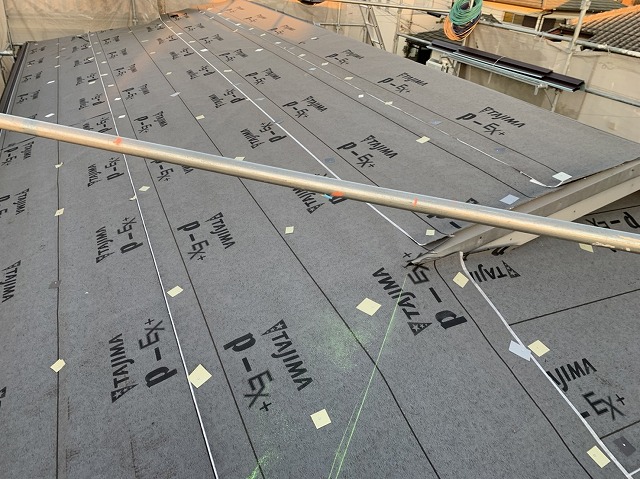 東大阪市　ゴムアスルーフィング②