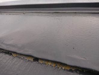 縁切りされていないスレート