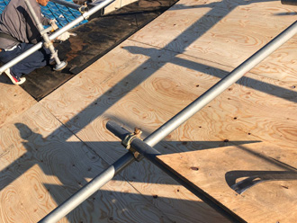 横浜市旭区今宿東町でコロニアルクァッドを使った屋根葺き替え工事