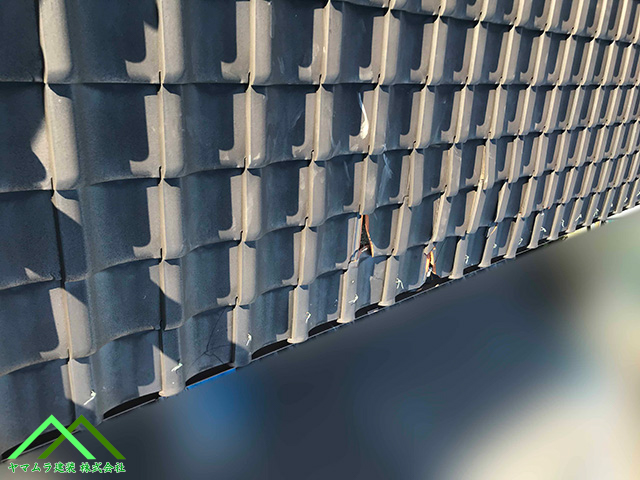 破損した瓦の交換