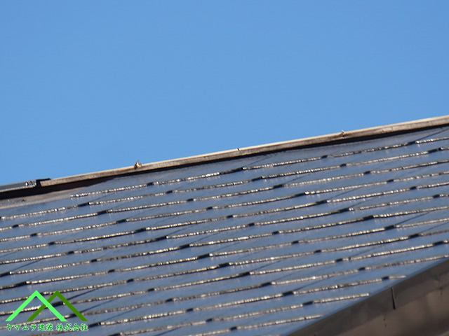 棟板金が飛散します