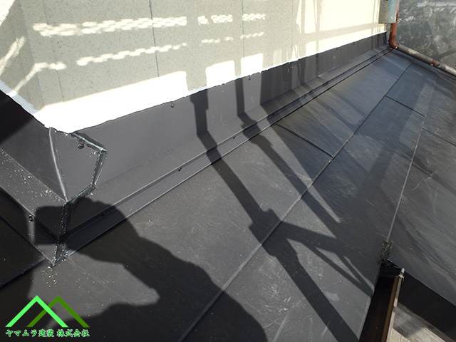 外壁にも板金施工