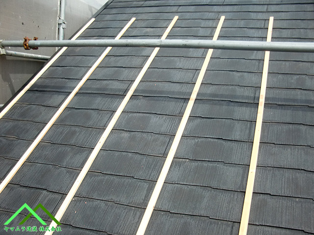 大府市　雨漏り対策！屋根を水切り板金補強して新しいカラーベストを施工