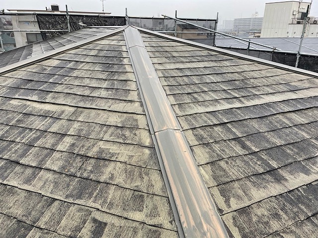 東大阪市　10年前に塗装したカラーベスト