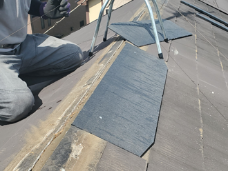 スレート差し替え