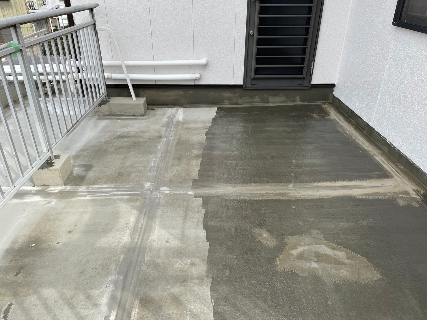 春日井市のベランダ防水工事