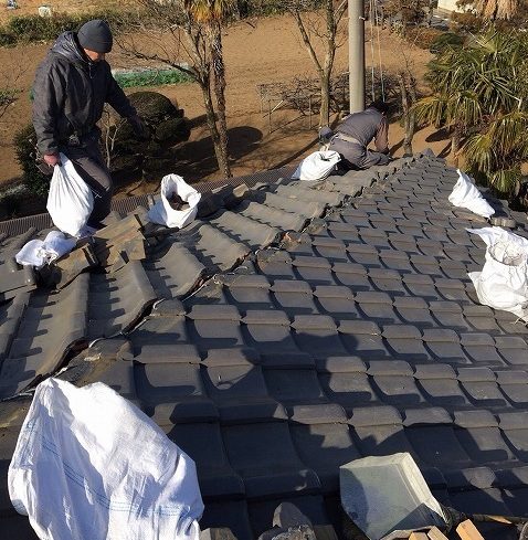 棟取り外し後の様子