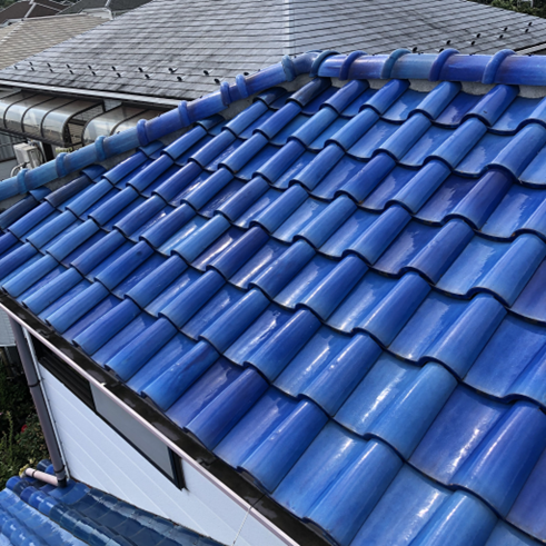 沼津市雨漏り瓦屋根