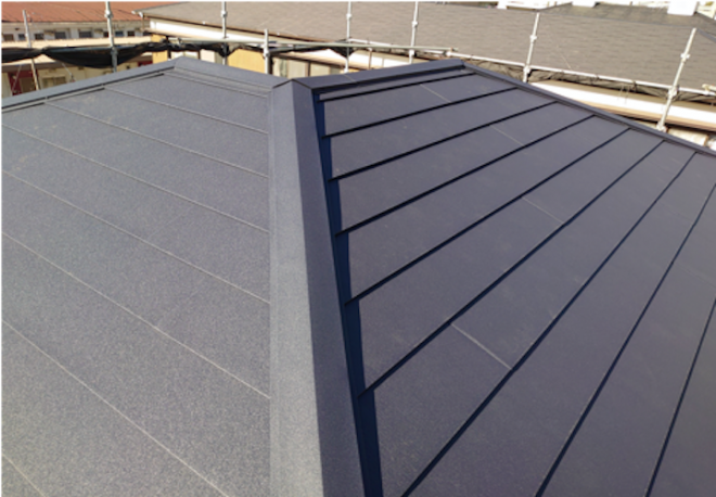 屋根葺き替え工事完了