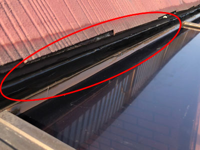  西東京市住吉町のシーリングによる防水工事を施した屋外のテラス