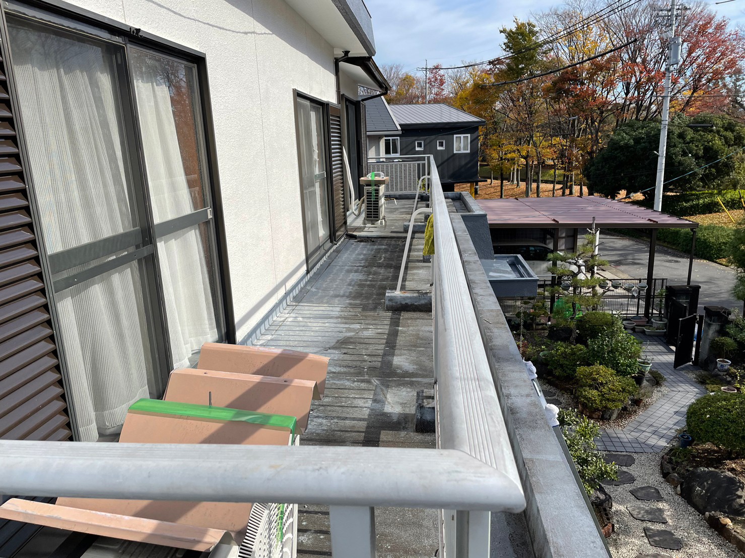 春日井市のベランダ防水工事