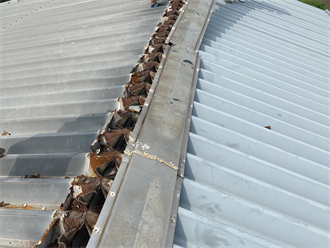棟板金撤去