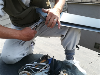 ガルバリウム鋼板を加工