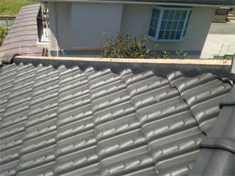 棟瓦の下地作成