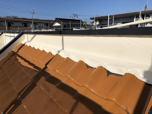 三島市アパート雨漏り漆喰