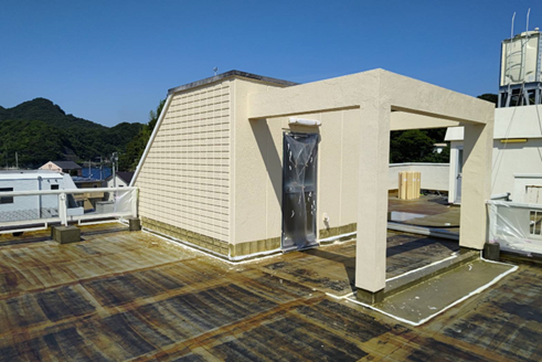 沼津市屋上防水下処理