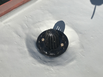 排水溝カバーの設置完了