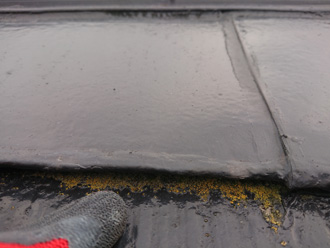 縁切り不足によって雨漏り