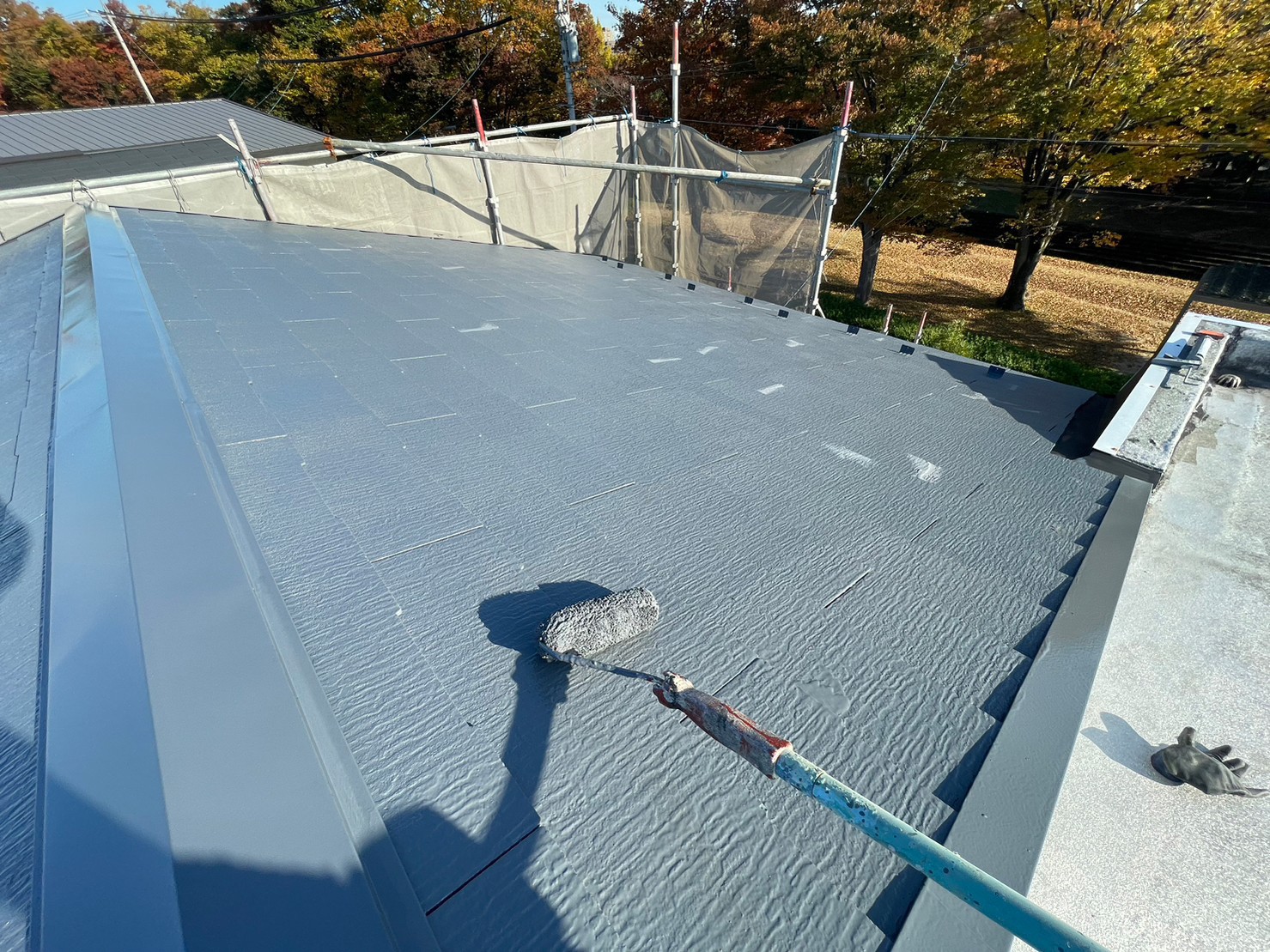 春日井市のカラーベストの屋根塗装