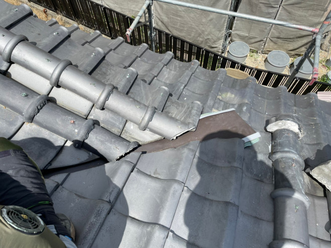 春日井市の谷樋上張り