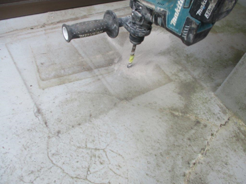 沼津市雨漏り防水ドリル