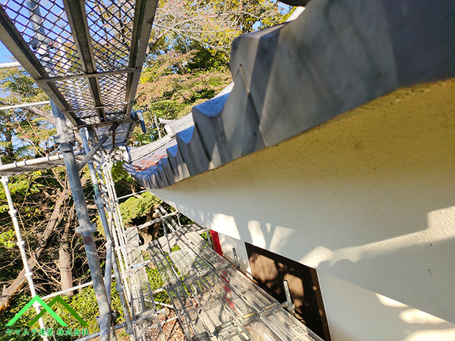 通りが悪い一文字軒瓦