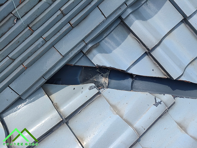 大棟を解体しない施工