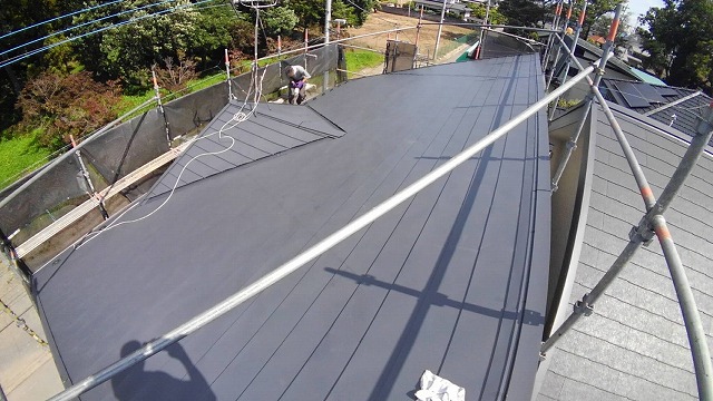 施工後の屋根