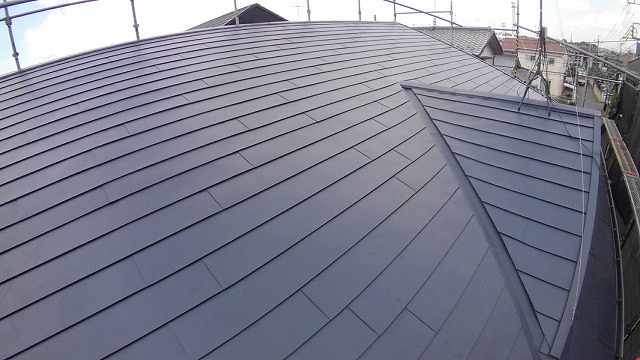 施工後の屋根