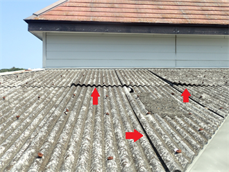 スレートの浮き