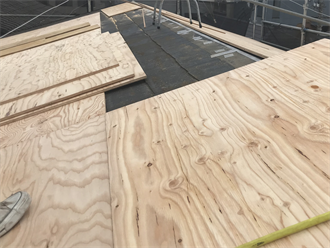 野地板増し張り