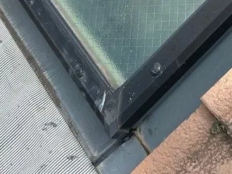 シーリング処理後のトップライト