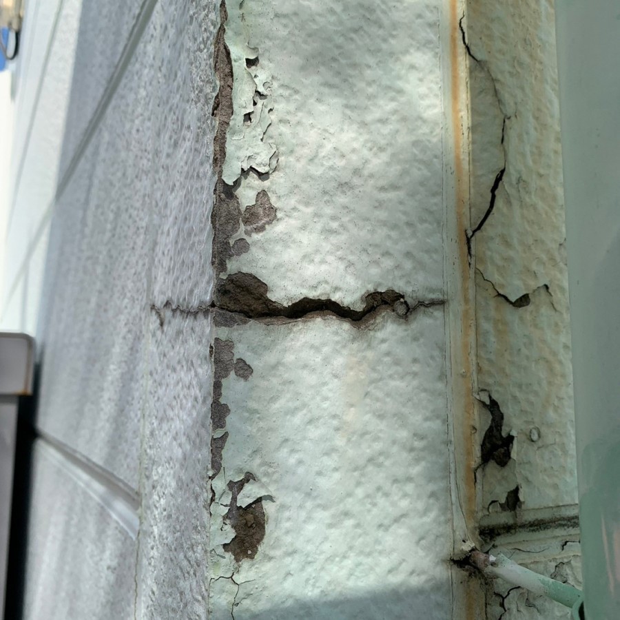 外壁部分補修ビフォー