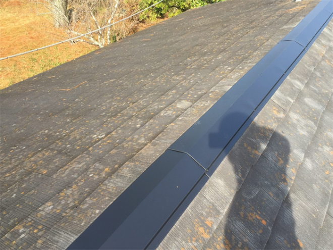 棟板金交換工事完了