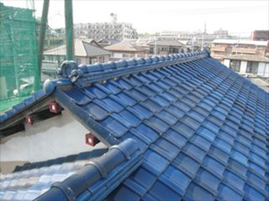 沼津市瓦屋根雨漏り