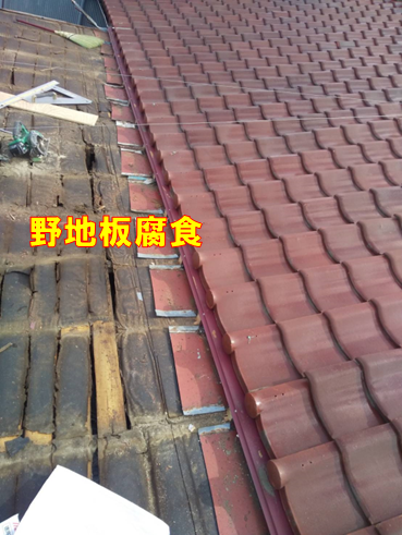 沼津市 雨漏りのご相談 トタン屋根張替工事で雨漏り解消