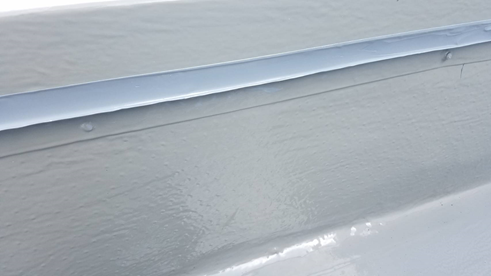 沼津市ベランダ防水コーキング処理後
