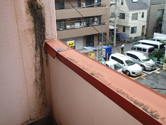 板金の笠木も補修が必要です