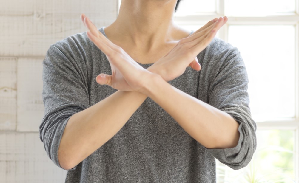 はっきりと断る