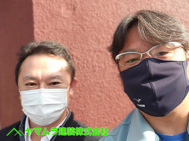 03名古屋市中区　谷樋交換　お客様との記念撮影。