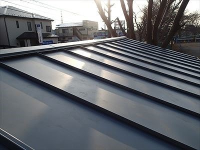 葺き替え後の屋根